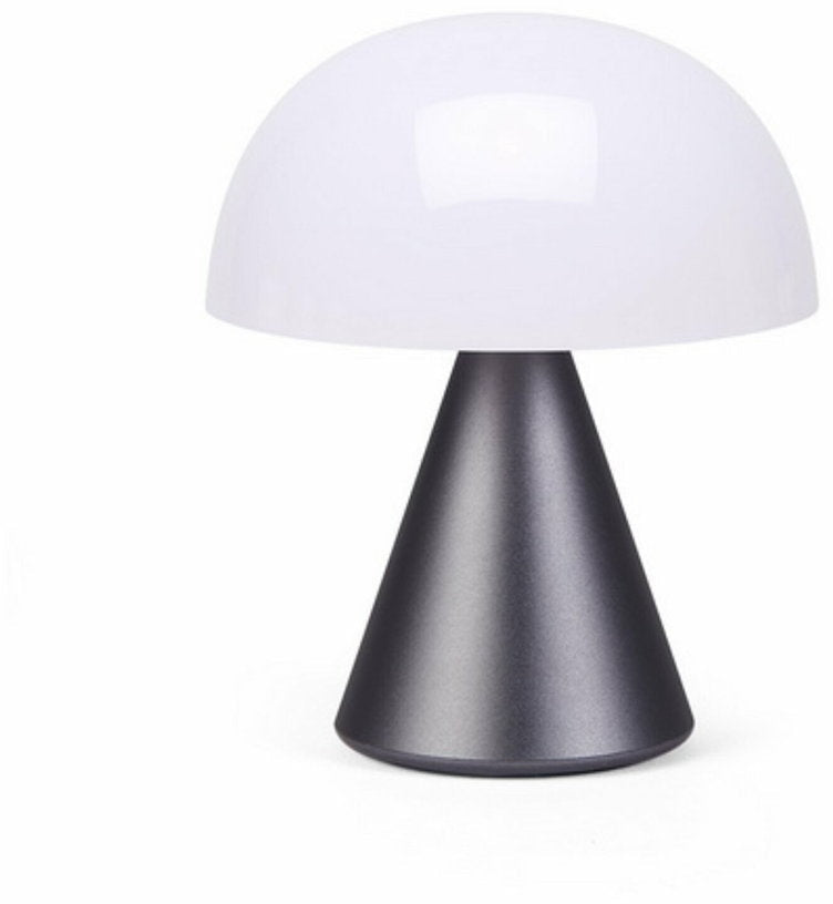 Lampe LED sans fil en aluminium gris M Mina - Lexon - The Cool Republic