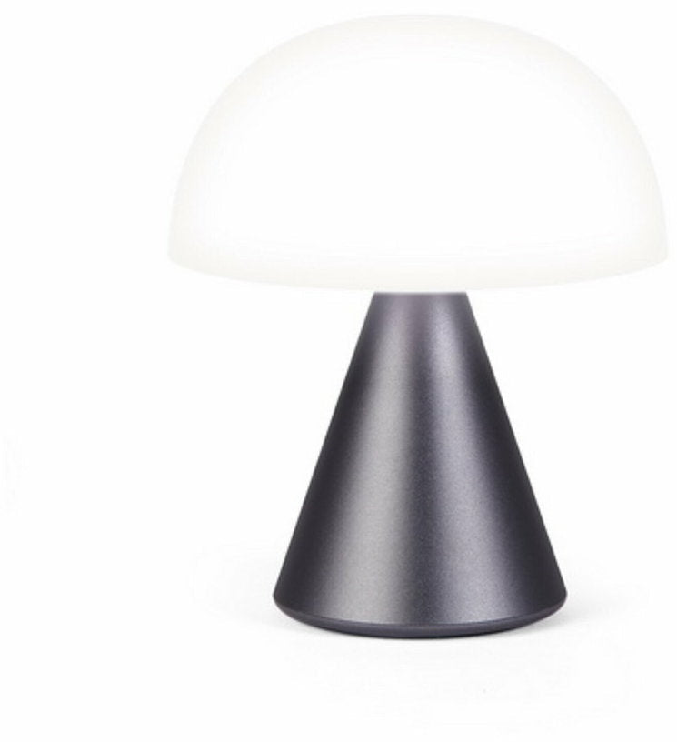Lampe LED sans fil en aluminium gris M Mina - Lexon - The Cool Republic