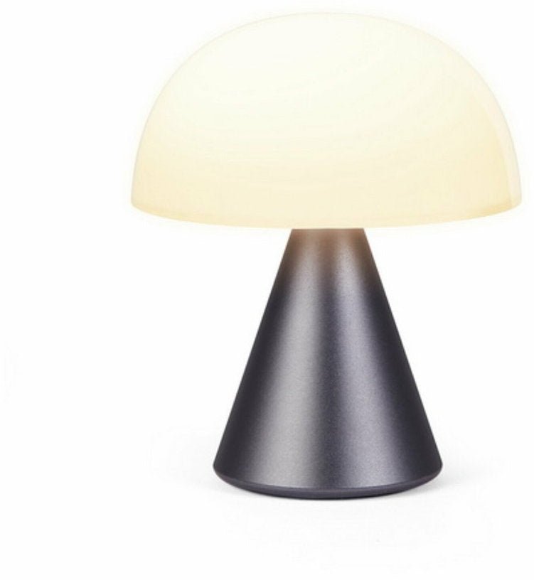 Lampe LED sans fil en aluminium gris M Mina - Lexon - The Cool Republic