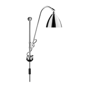 Lampe murale argenté en laiton BL5 - Gubi - The Cool Republic
