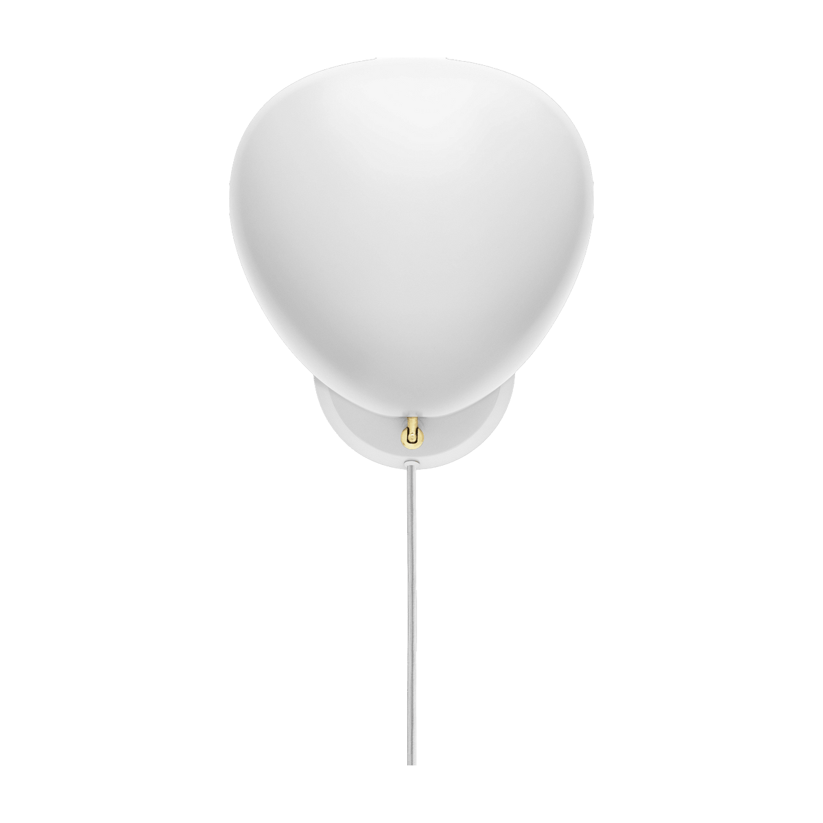 White brass wall lamp - Gubi - The Cool Republic