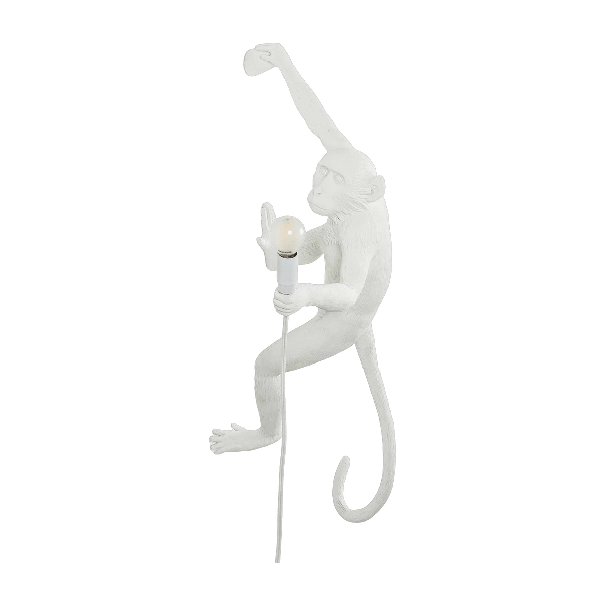 Lampe murale blanche Monkey - Seletti - The Cool Republic