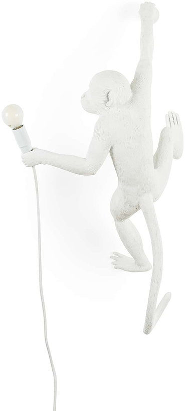 Lampe murale blanche Monkey - Seletti - The Cool Republic