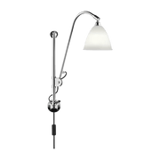 Lampe murale crème base argenté en laiton BL5 - Gubi - The Cool Republic