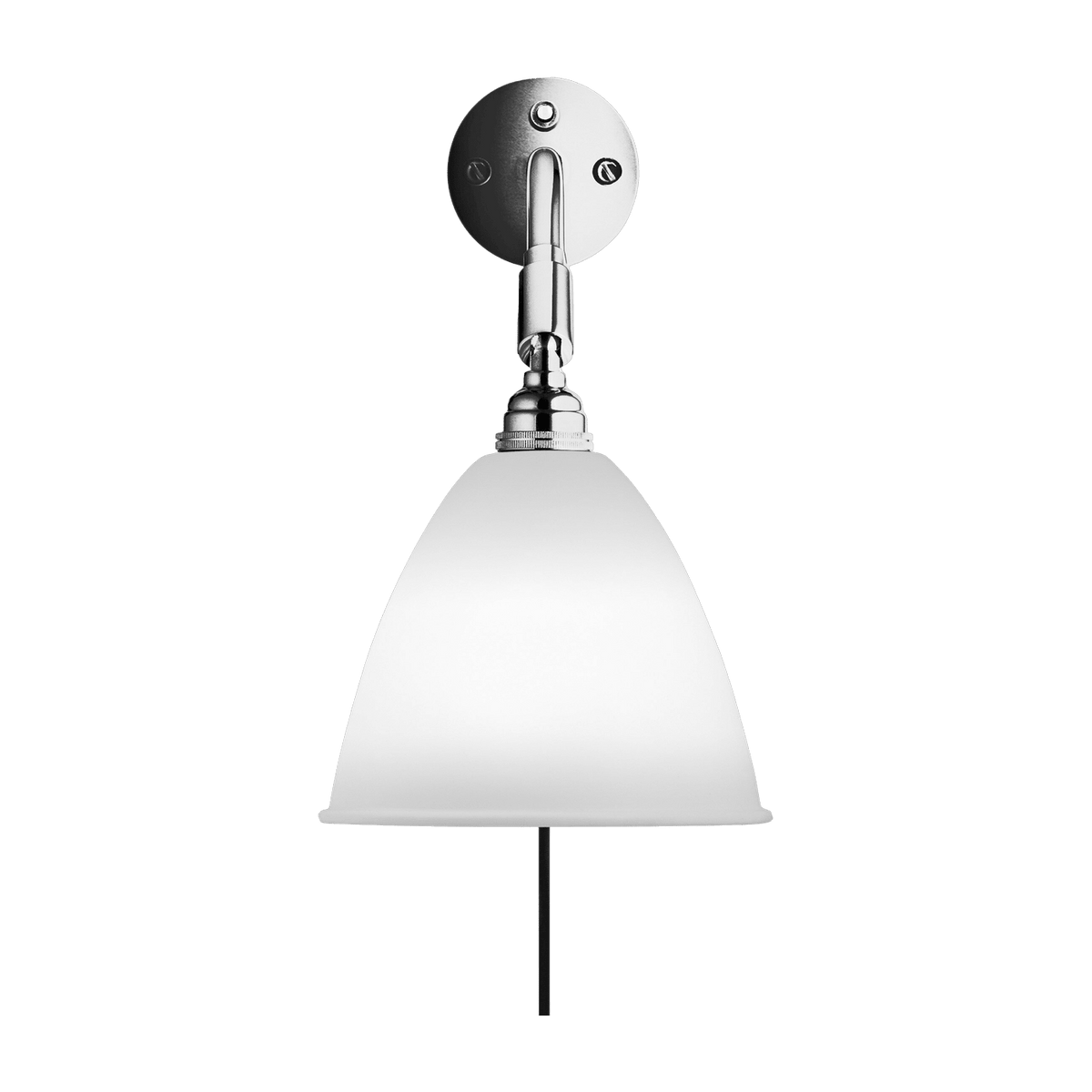 Lampe murale crème base argenté en laiton BL7- Gubi - The Cool Republic