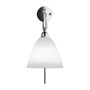 Lampe murale crème base argenté en laiton BL7- Gubi - The Cool Republic