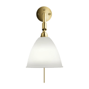 Lampe murale crème base dorée en laiton BL7- Gubi - The Cool Republic