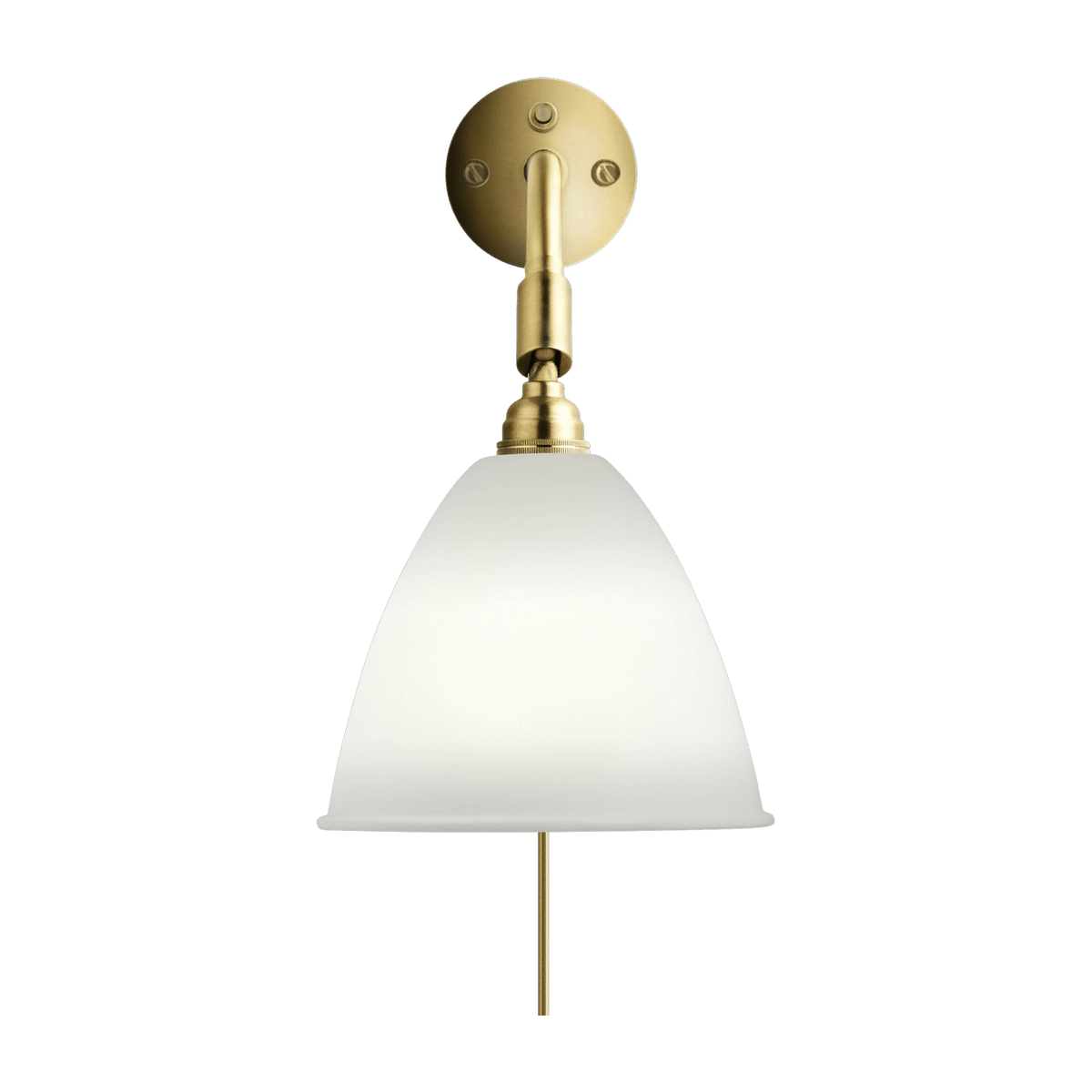 Lampe murale crème base dorée en laiton BL7- Gubi - The Cool Republic