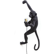 Lampe murale d'extérieur noire Monkey - Seletti - The Cool Republic