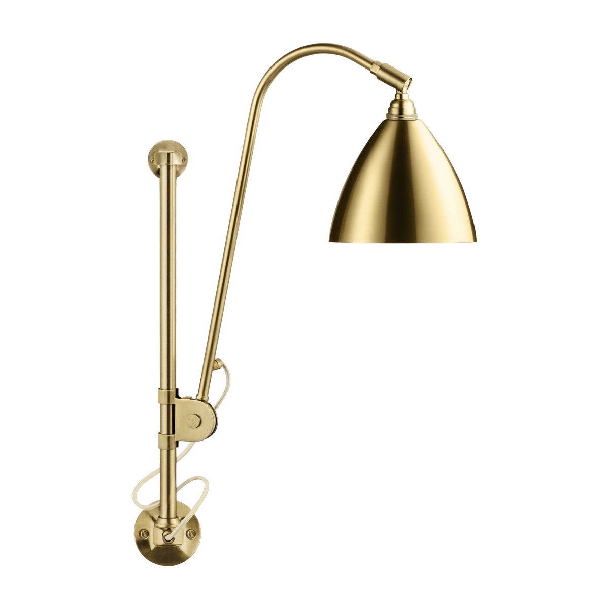 Lampe murale dorée en laiton BL5 - Gubi - The Cool Republic