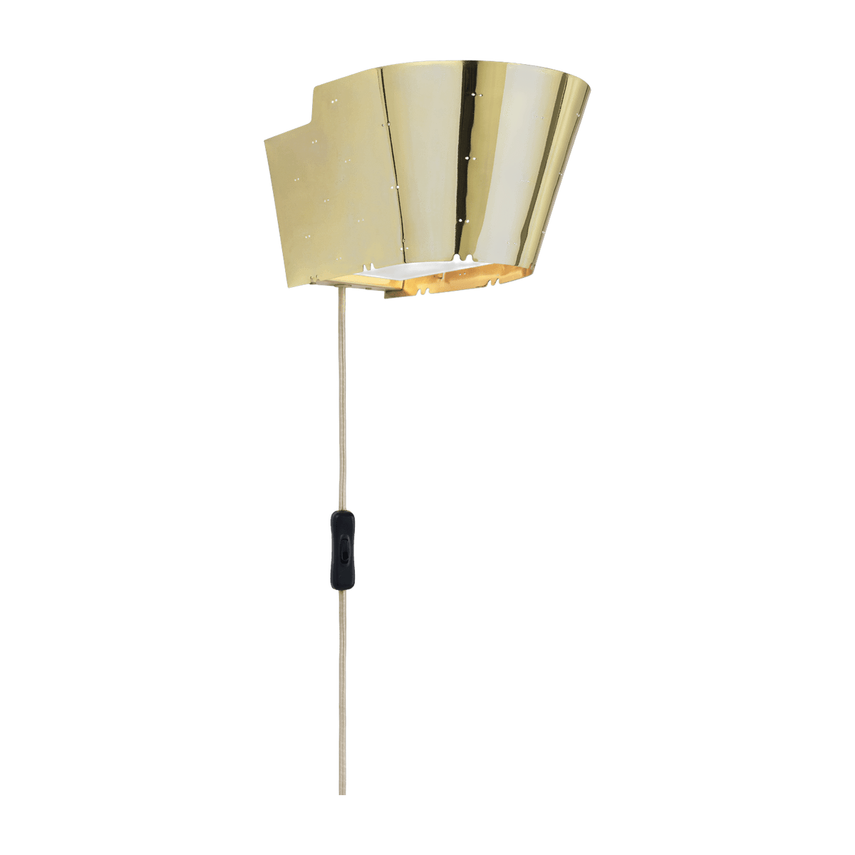 Lampe murale dorée en laiton Modèle 9464 - Gubi - The Cool Republic