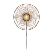Lampe murale en bambou naturel 25x38 cm Hokkaido - Good & Mojo - The Cool Republic