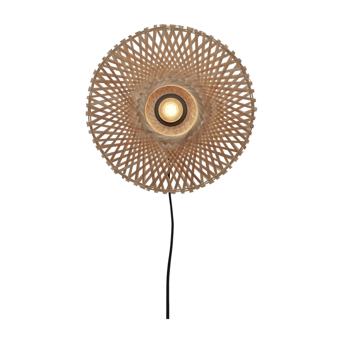 Lampe murale en bambou naturel 30x8 cm Kalimantan - Good & Mojo - The Cool Republic