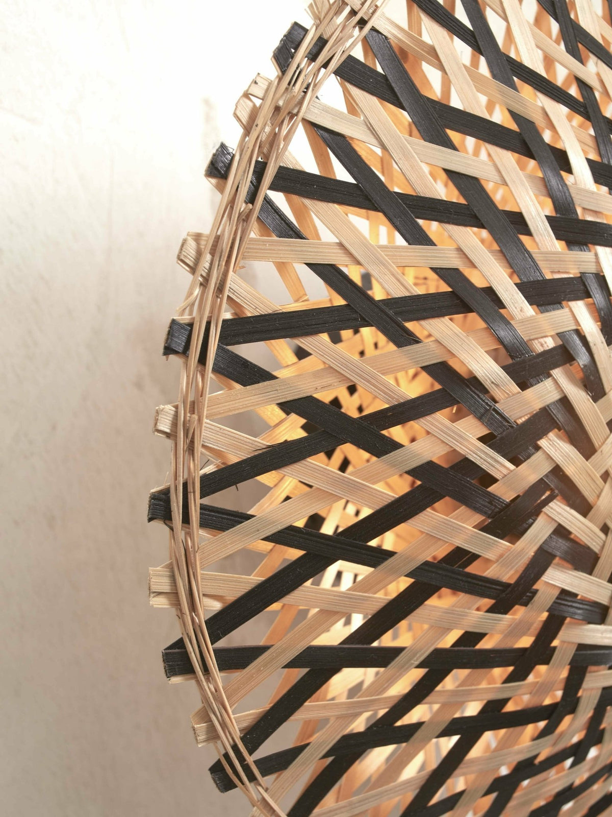 Wall Lamp Kalimantan Xs Bamboo Dia.30X8Cm. Bl/Natural - Good & Mojo - The Cool Republic