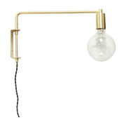 Lampe murale en laiton doré - Hübsch - The Cool Republic