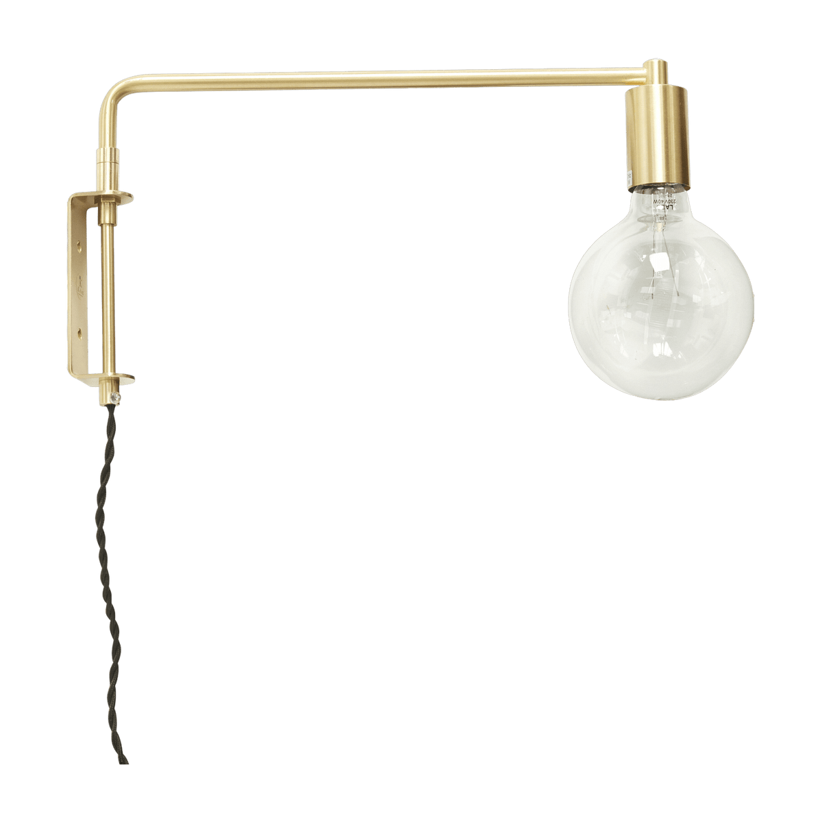 Lampe murale en laiton doré - Hübsch - The Cool Republic