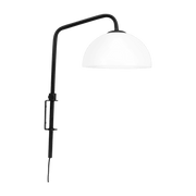 Opal glass wall lamp Jazz - Dyberg Larsen - The Cool Republic