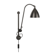 Black Brass Wall Lamp BL5 - Gubi - The Cool Republic