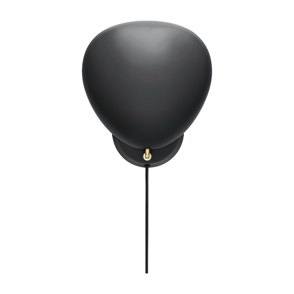 Black brass wall lamp - Gubi - The Cool Republic