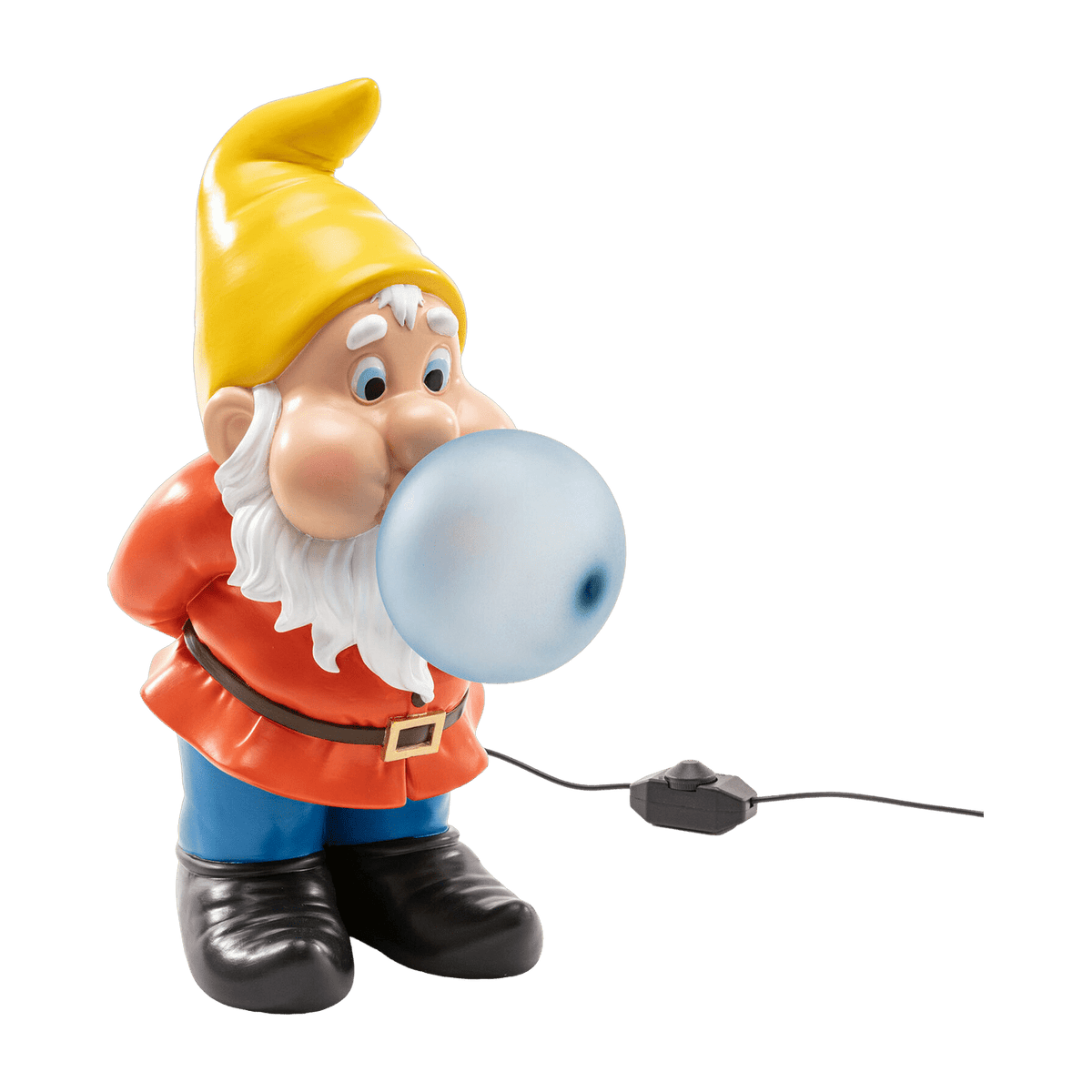 Lampe nain de jardin en résine 50 cm Snooping Gummy - Seletti - The Cool Republic