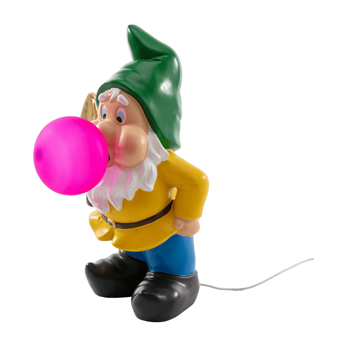 Lampe nain de jardin en résine 50 cm Working Gummy - Seletti - The Cool Republic
