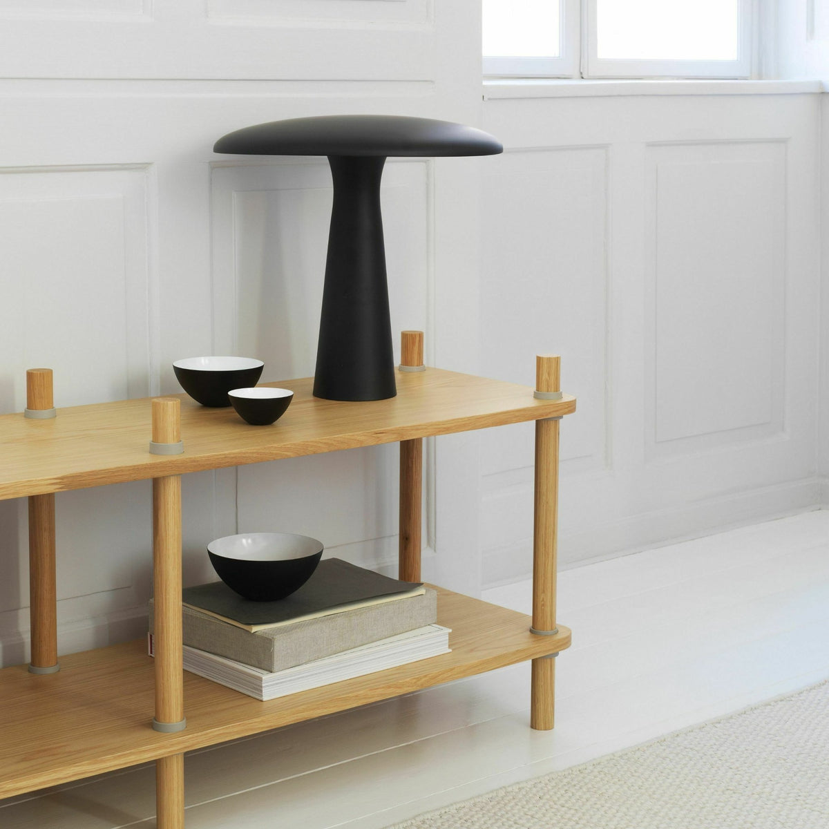 Lampe noire 41 cm Shelter - Normann Copenhagen - The Cool Republic