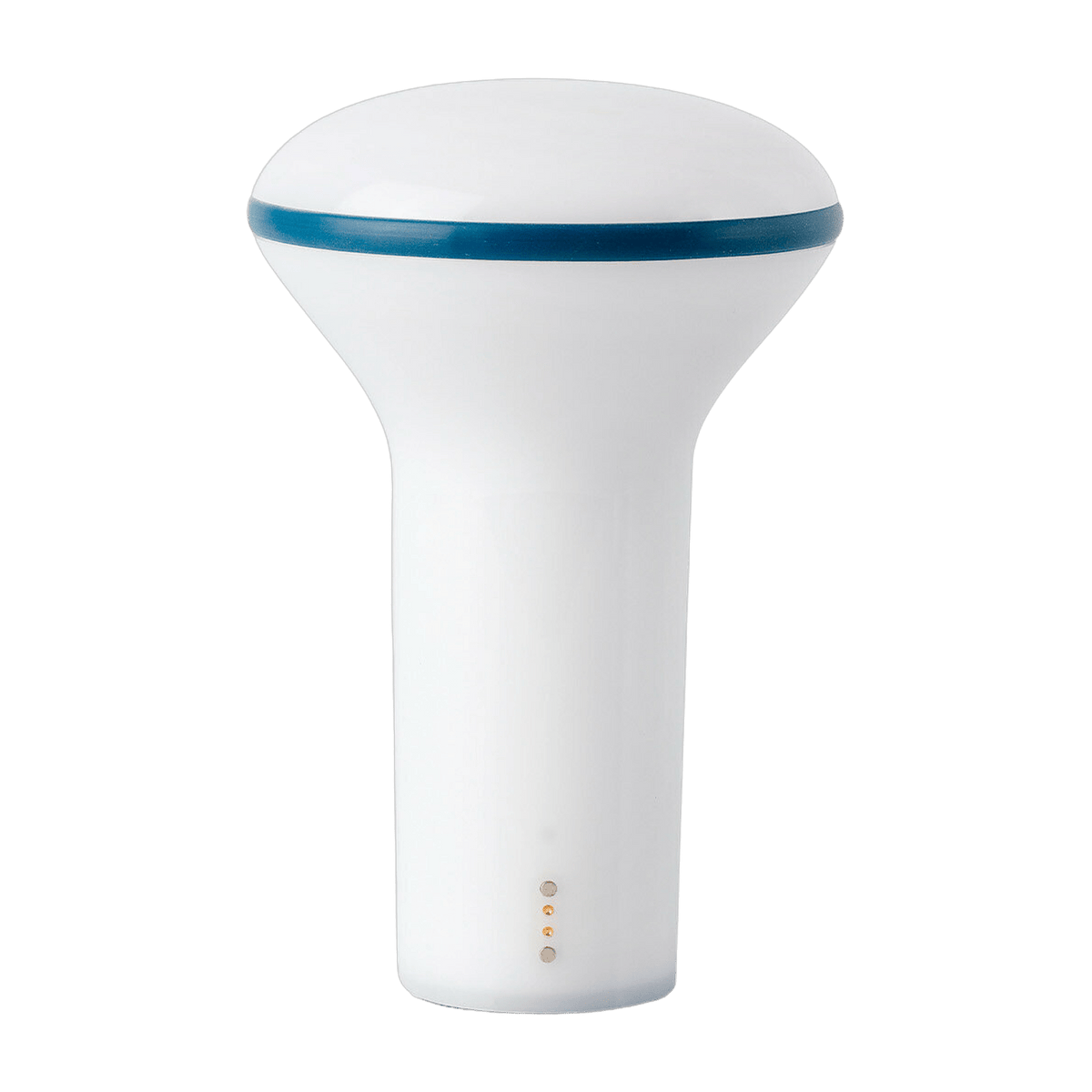 Lampe portable blanc opal et bleu foncé Buddy - Faro Barcelona - The Cool Republic