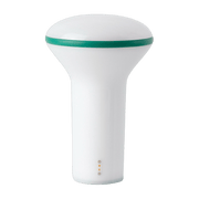 Lampe portable blanc opal et vert foncé Buddy - Faro Barcelona - The Cool Republic