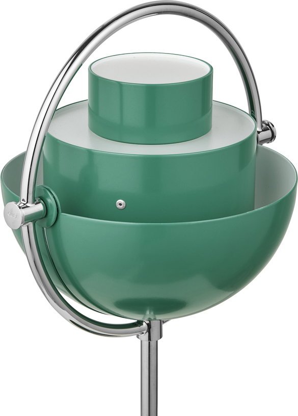 Lampe portable chromé et métal vert turquoise Multi - Lite - Gubi - The Cool Republic