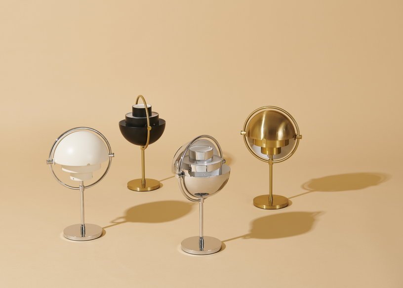 Lampe portable chromé Multi - Lite - Gubi - The Cool Republic