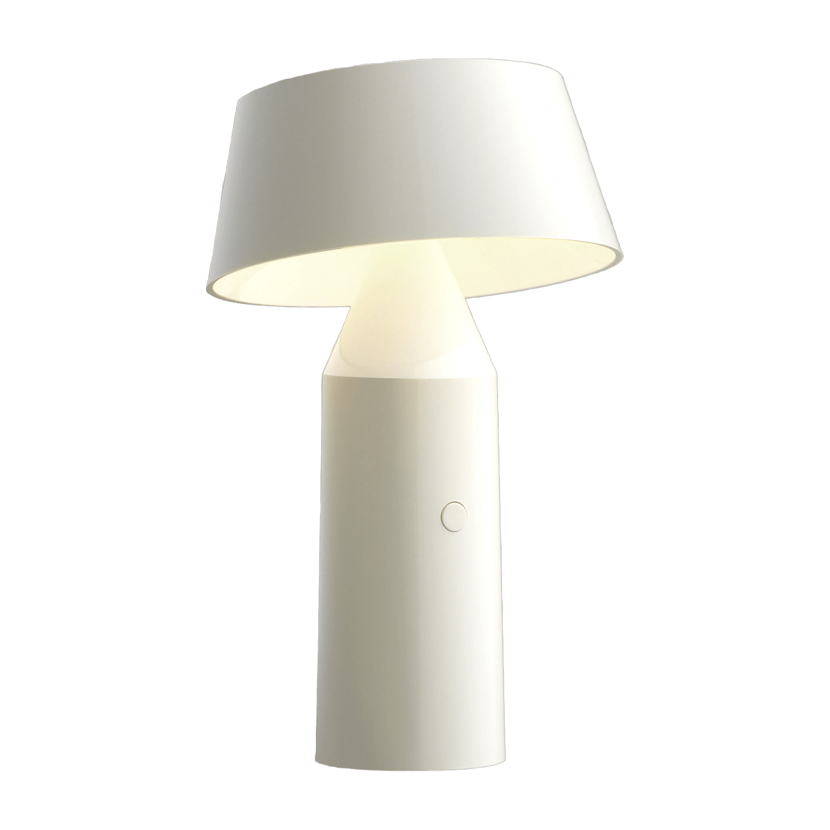 Lampe portable en acier blanche 22,5 cm Bicoca - Marset - The Cool Republic