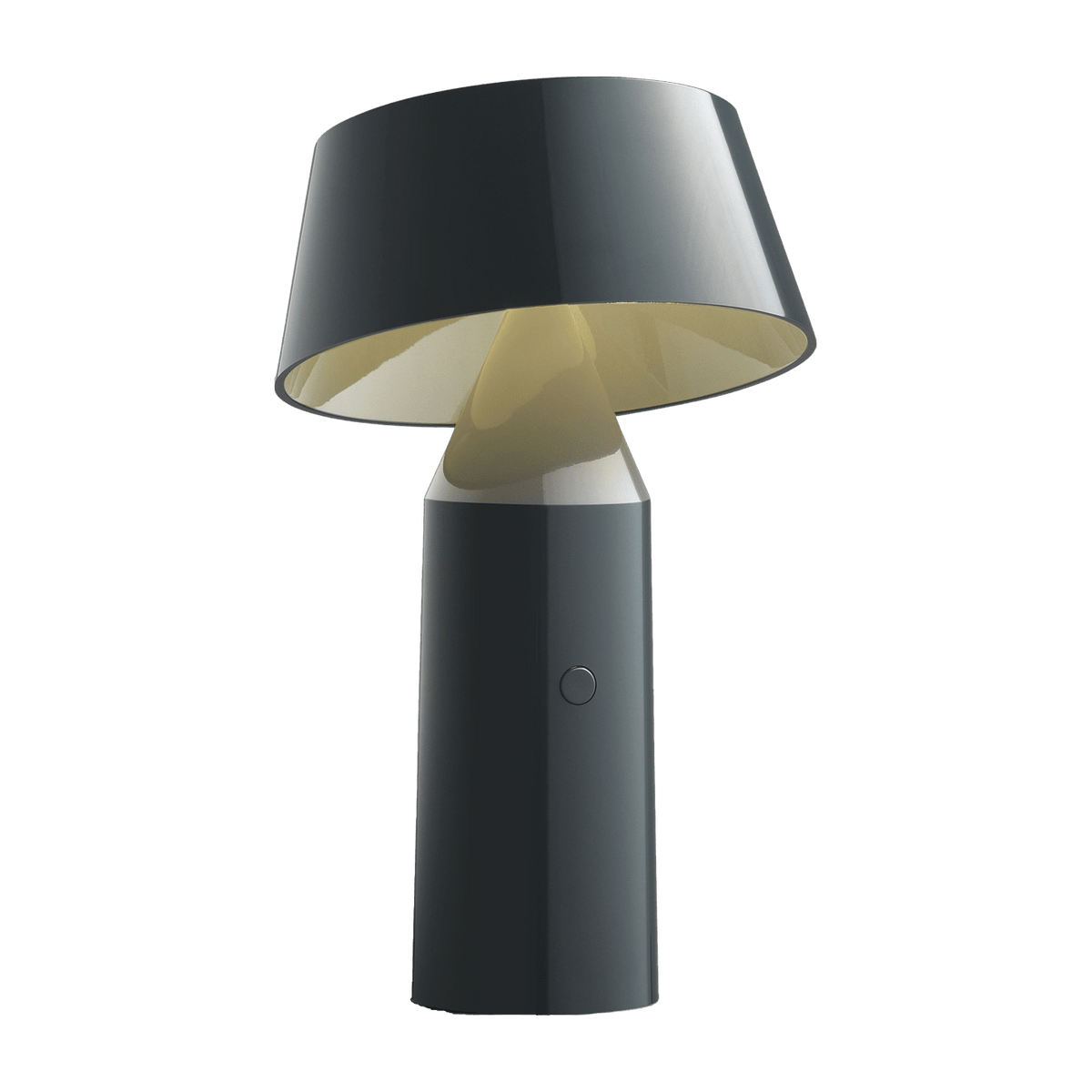 Lampe portable en acier grise 22,5 cm Bicoca - Marset - The Cool Republic