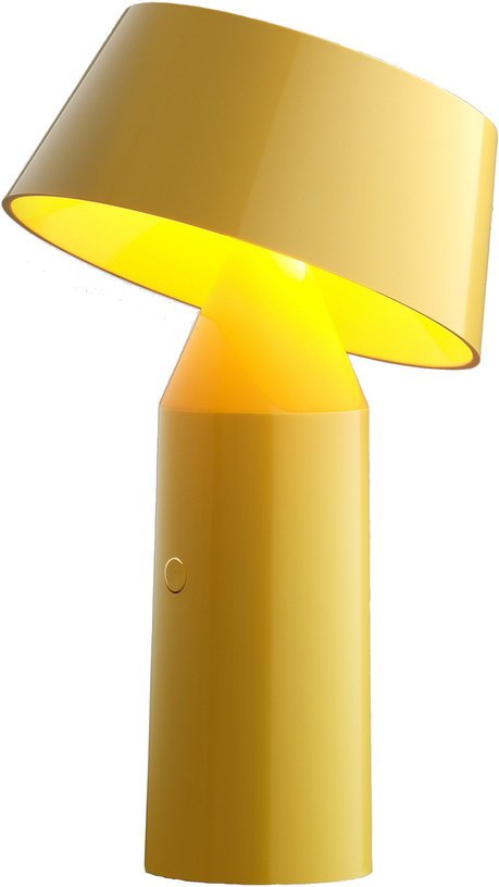 Lampe portable en acier jaune 22,5 cm Bicoca - Marset - The Cool Republic