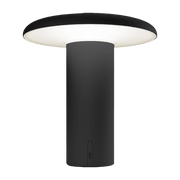 Lampe portable en aluminium anodisé noir 19 cm Takku - Artemide - The Cool Republic