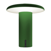 Portable lamp in green anodized aluminum 19 cm Takku - Artemide - The Cool Republic