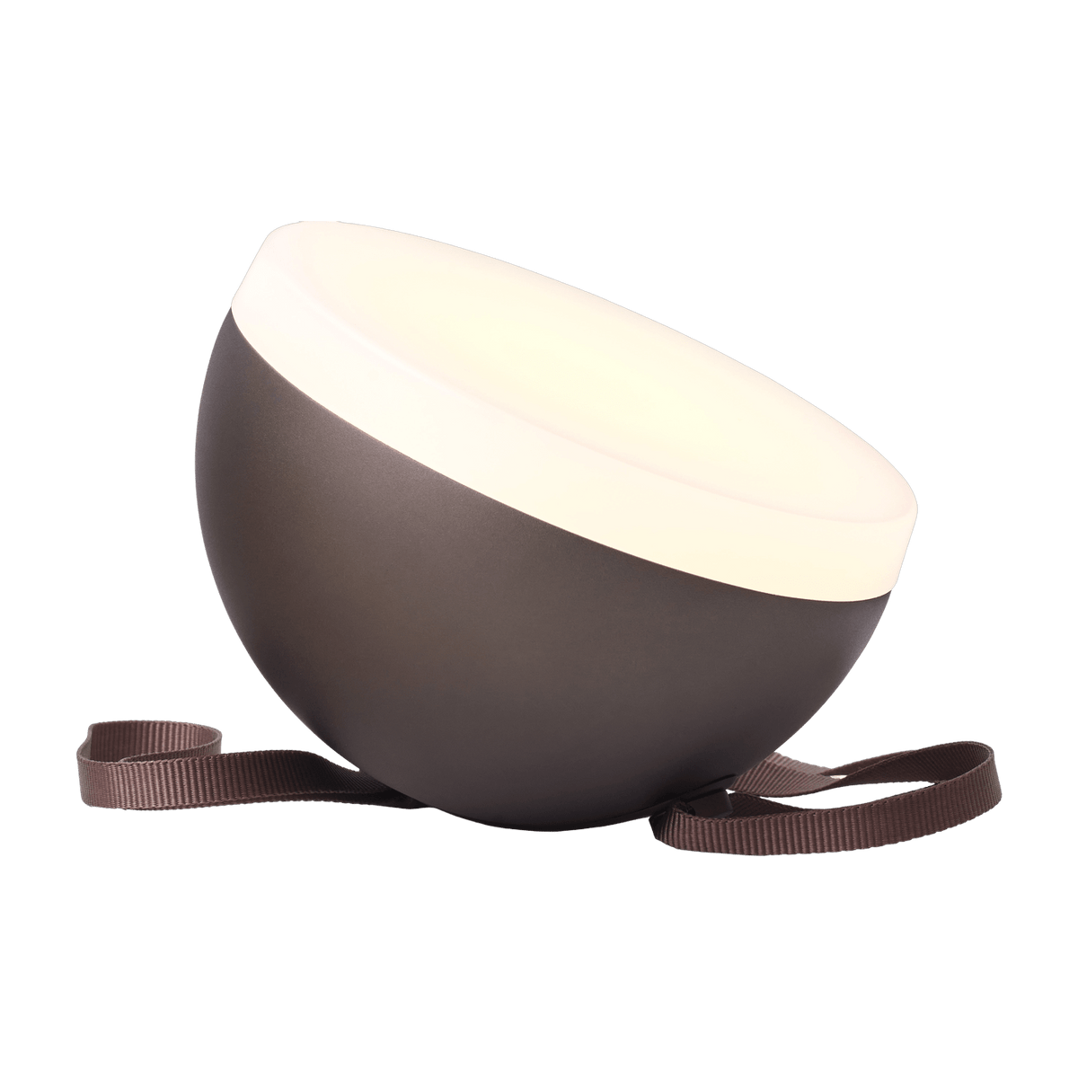 Lampe portable en aluminium bronze Sphere adventure - New works - The Cool Republic