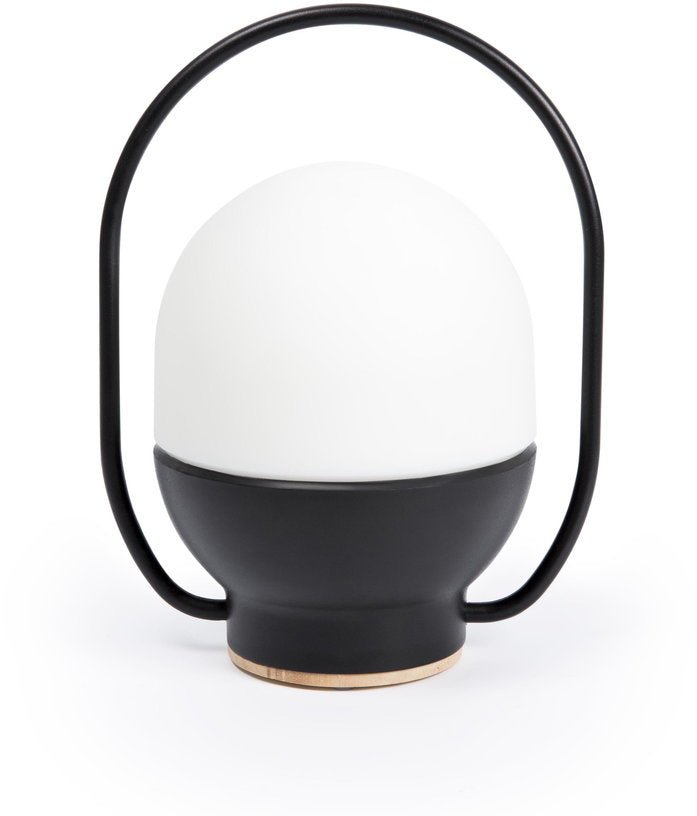 Lampe portable en bois noir Take Away - Faro Barcelona - The Cool Republic