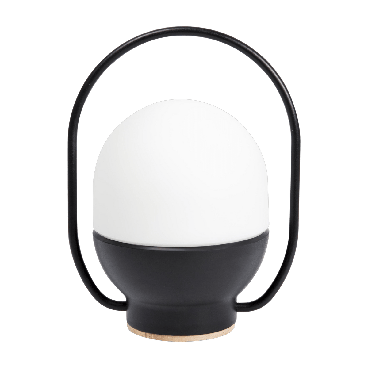 Lampe portable en bois noir Take Away - Faro Barcelona - The Cool Republic