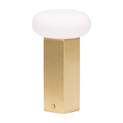 Lampe portable en finition laiton brossé Low - Hübsch - The Cool Republic