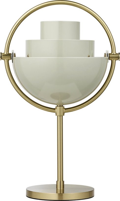 Lampe portable en laiton doré et métal gris pastel Multi - Lite - Gubi - The Cool Republic