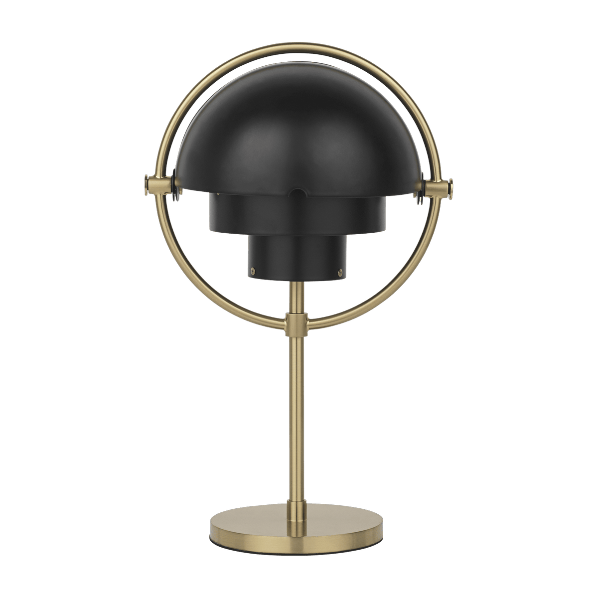 Lampe portable en laiton doré et métal noir Multi-Lite - Gubi - The Cool Republic