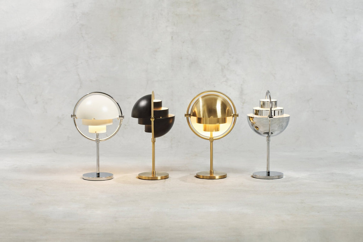 Lampe portable en laiton doré Multi-Lite - Gubi - The Cool Republic