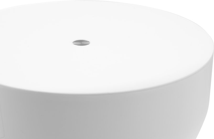Lampe portable en marbre blanc 24 cm Kizu - New Works - The Cool Republic