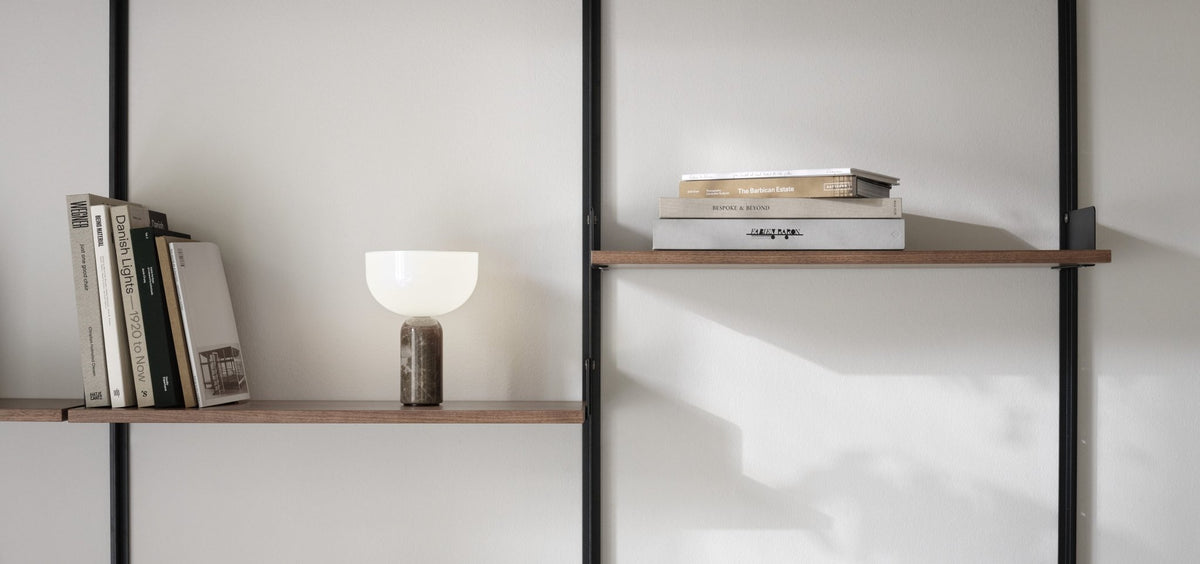Lampe portable en marbre gris 24 cm Kizu - New Works - The Cool Republic