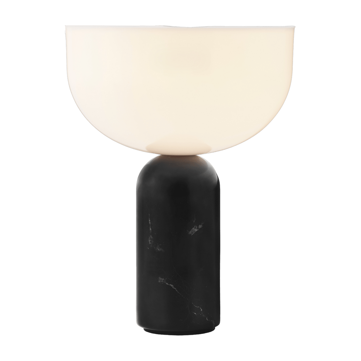 Lampe portable en marbre noir 24 cm Kizu - New Works - The Cool Republic