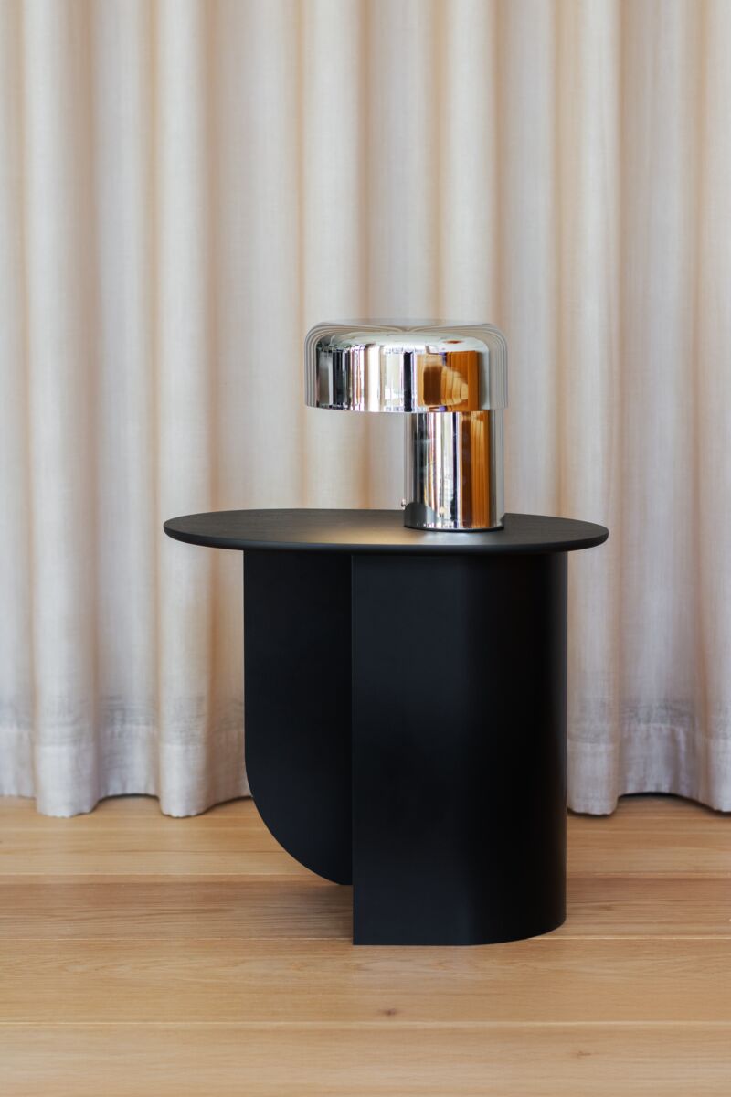 Lampe portable en métal chromé 20cm Scoop - Fest Amsterdam - The Cool Republic