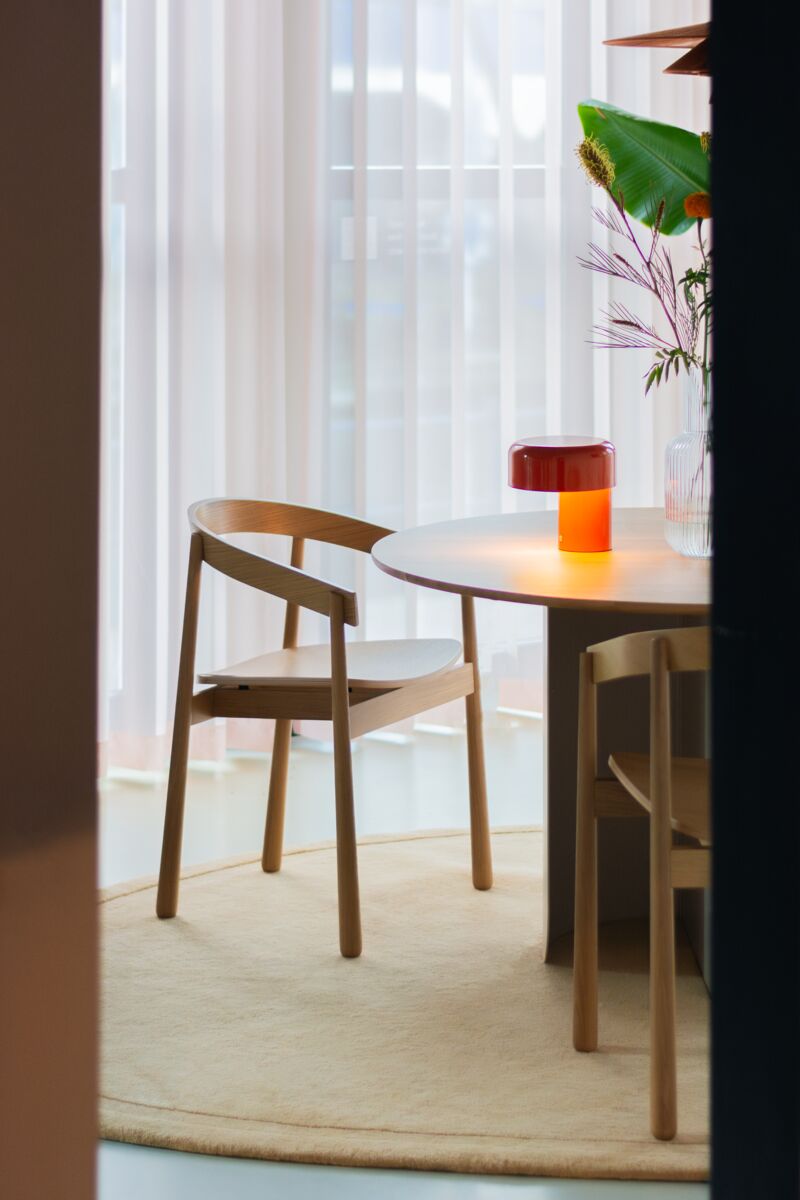 Lampe portable en métal rouge corail 20cm Scoop - Fest Amsterdam - The Cool Republic
