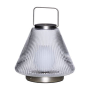 Lampe portable en verre trasnparent 28cm Tou - Hübsch