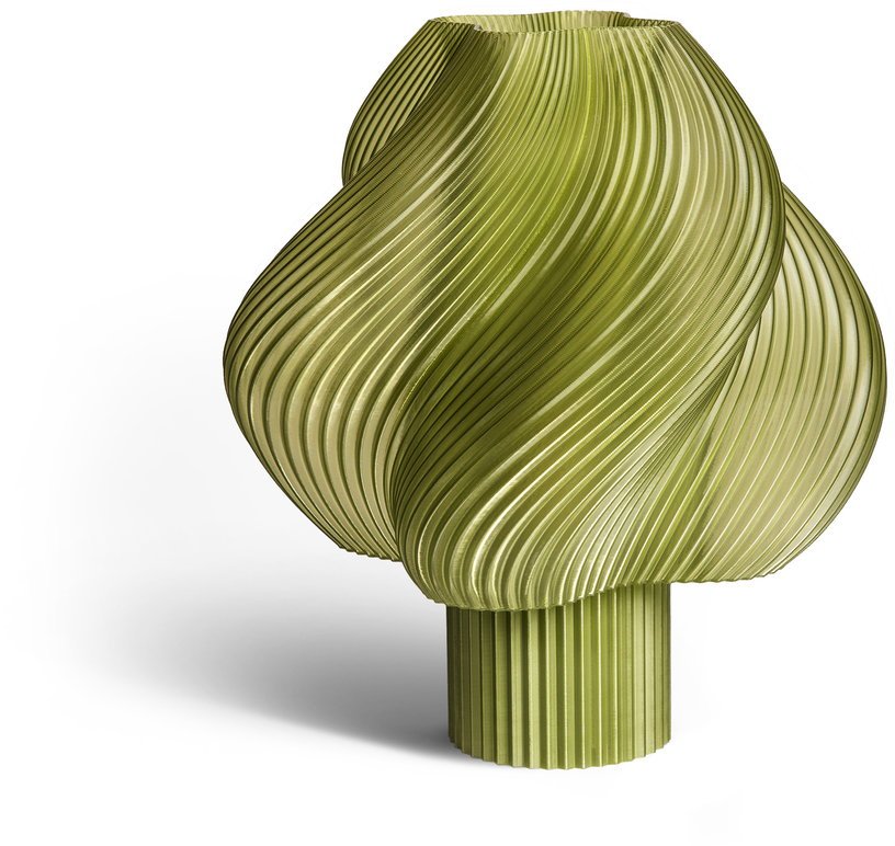 Lampe portable vert olive 23 cm Soft serve - Crème Atelier - The Cool Republic