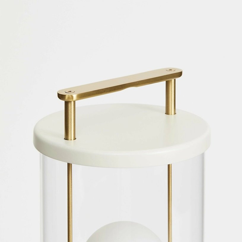 Lampe sans fil en aluminium blanc Bancoulier 13,5 x 12,5 cm The Muse x Farrow & Ball - Tala - The Cool Republic